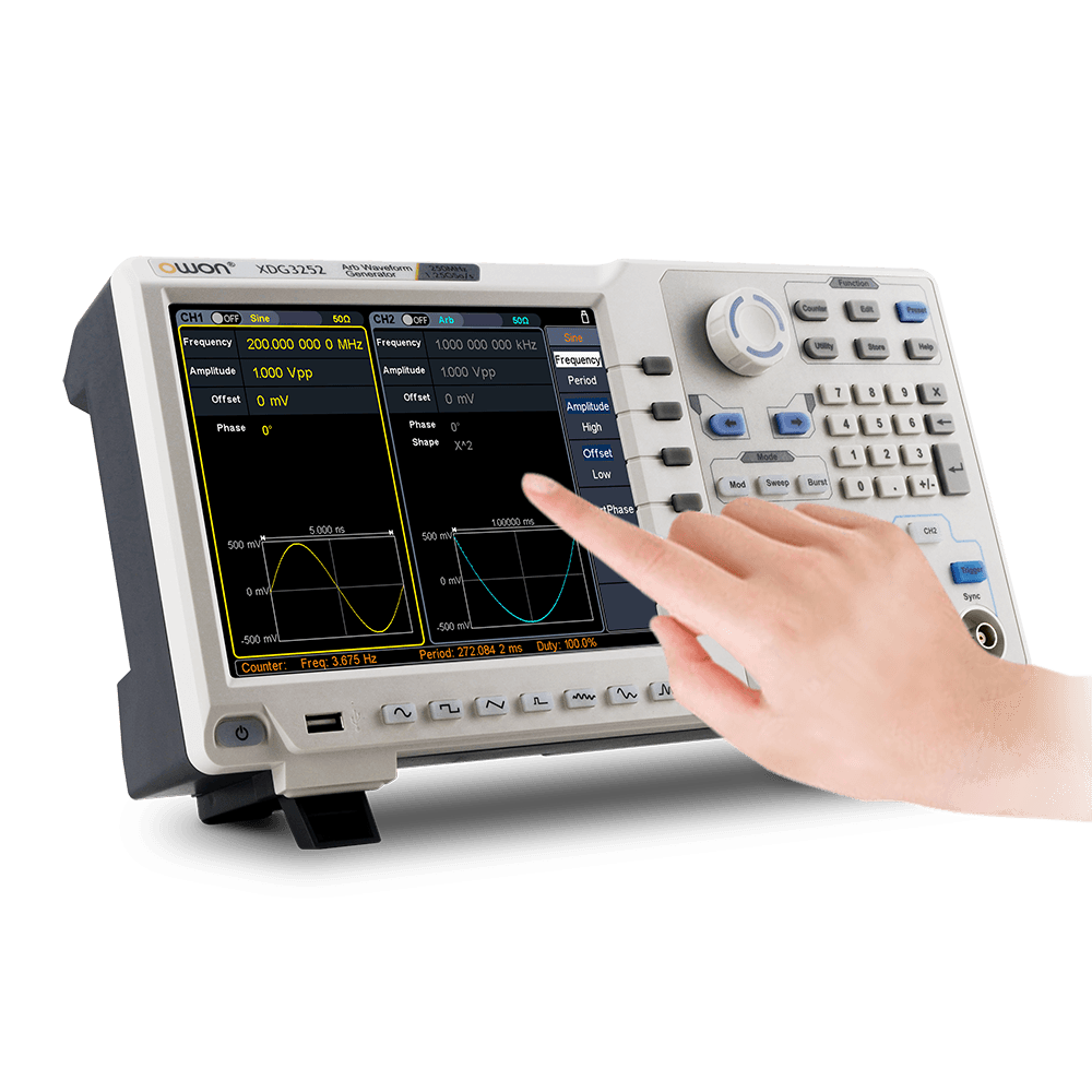 OWON XDG3000 Series 2-CH Arbitrary Waveform Generator