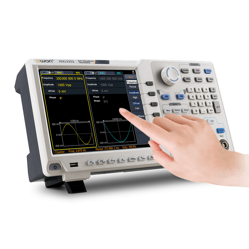 OWON XDG3000 Series 2-CH Arbitrary Waveform Generator